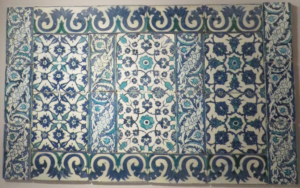 λακίδια iznik από το Τέμενος Βαλιδέ σουλτάν Τουρχάν Χατιτζέ (Μονή Σωτήρα των Αυγουστινιανών - San Salvatore). 17ος αι. μ.Χ