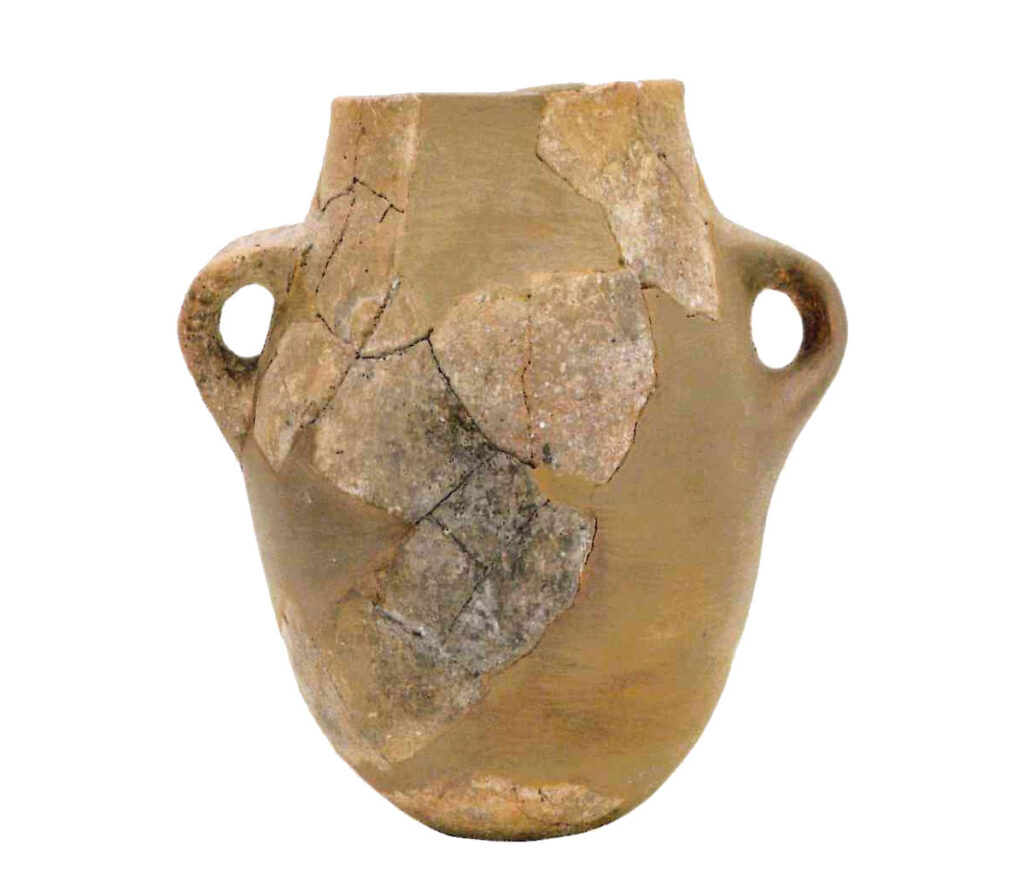 Αμφοροειδές αγγείο. Μέσα Κατσαμπάς. Περ. 6500-5800 π.Χ. 