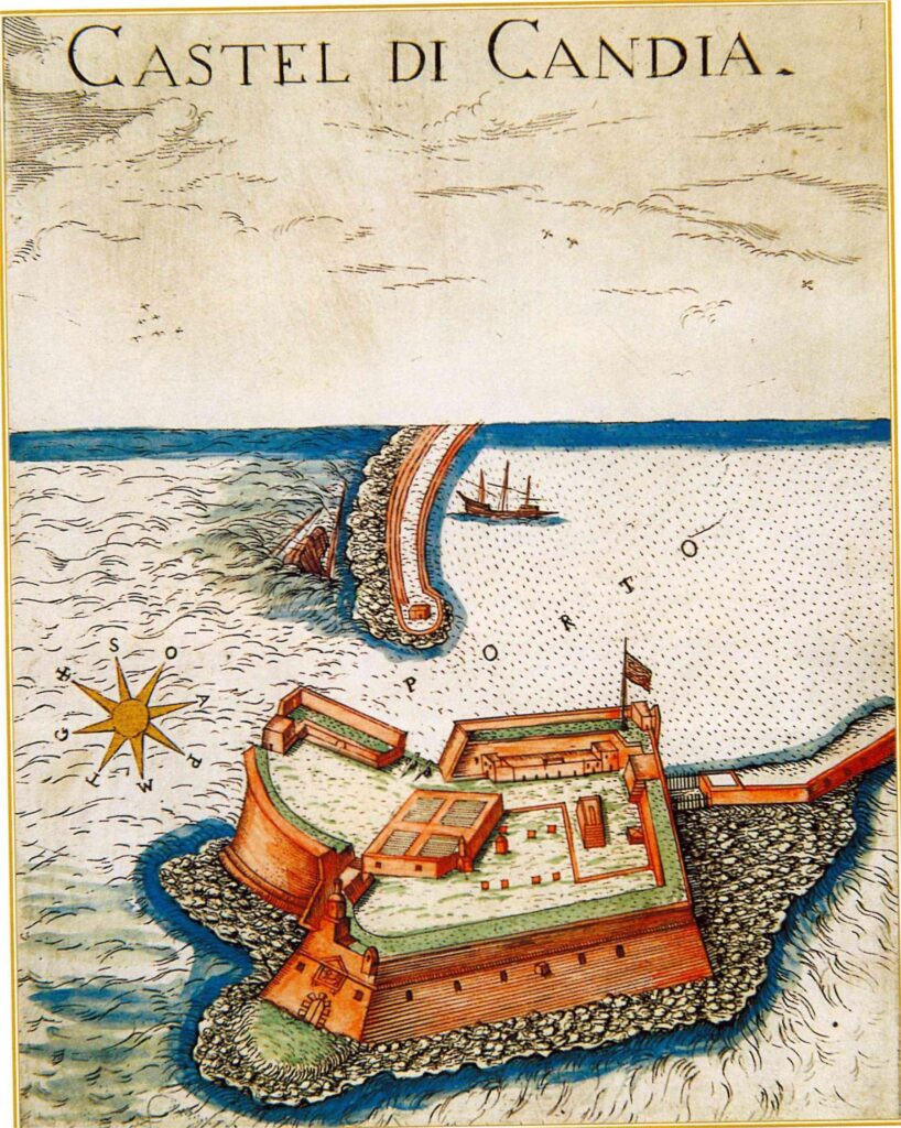 Το Φρούριο στη θάλασσα (Rocca a mare), ανατολική όψη.