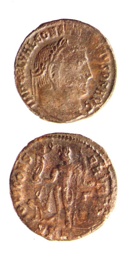 Φόλλις Μ. Κωνσταντίνου. Νομισματοκοπείο Κύζικος. Ανασκαφή Χατζηδάκη & Ξανθουδίδου. 313-315 μ.Χ.