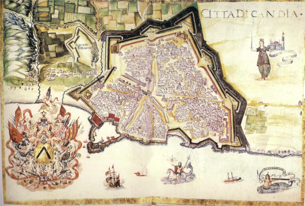 Η οχύρωση του Χάνδακα στις αρχές του 17ου αιώνα.