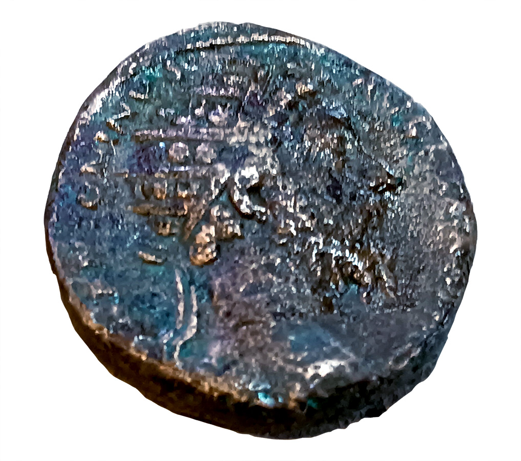 Μάρκος Αυρήλιος (161-180 μ.Χ). Δουπόντιος. Νομισματοκοπείο Ρώμης. Σωστική ανασκαφή οδού Χορτατσών. 174 μ.Χ. 